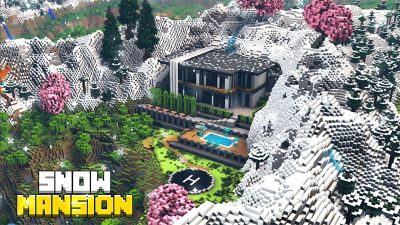 Snow Mansion on the Minecraft Marketplace by Eco Studios