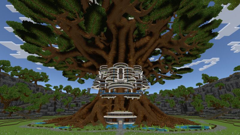 Mega Tree Mansion by CrackedCubes