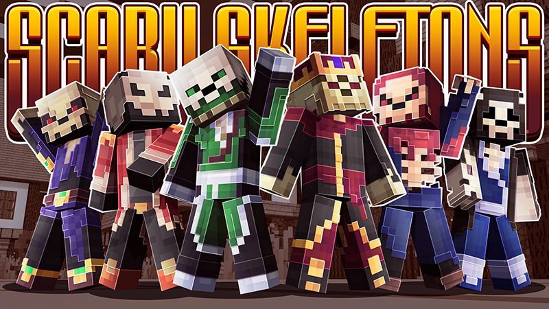 Scary Skeletons on the Minecraft Marketplace by Dig Down Studios Scary Skeletons on the Minecraft Marketplace by Dig Down Studios