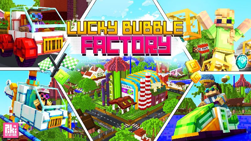 Lucky Bubble Factory on the Minecraft Marketplace by Piki Studios