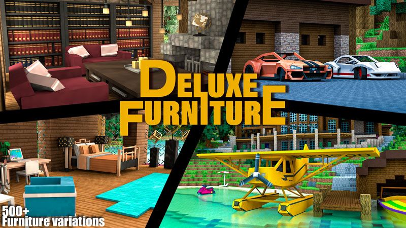 Deluxe Furniture Lakeside on the Minecraft Marketplace by Blockception Deluxe Furniture Lakeside on the Minecraft Marketplace by Blockception