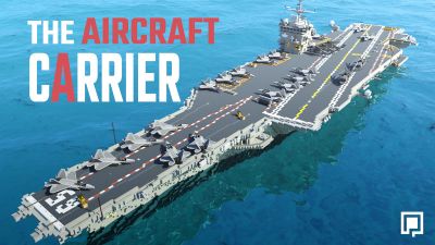 The Aircraft Carrier on the Minecraft Marketplace by BLOCKLAB Studios The Aircraft Carrier on the Minecraft Marketplace by BLOCKLAB Studios