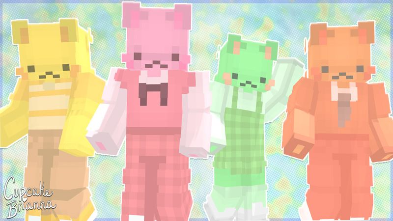 Gradient Cats Skin Pack on the Minecraft Marketplace by CupcakeBrianna