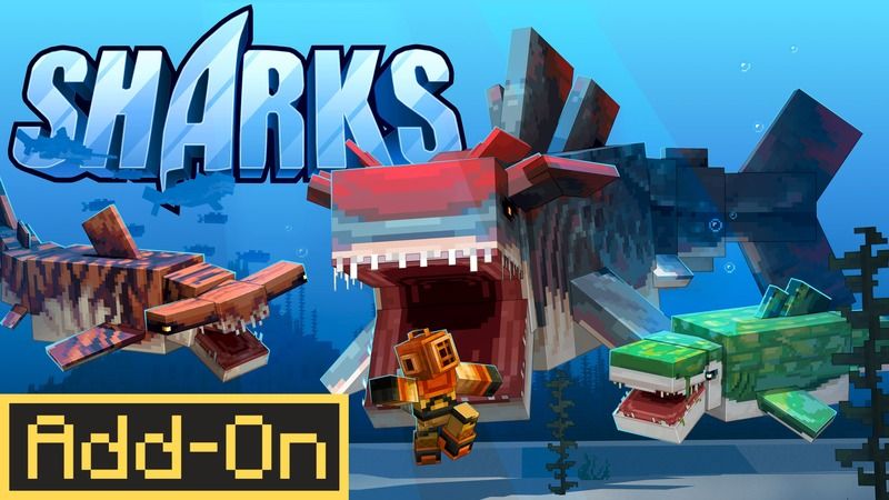 Sharks AddOn on the Minecraft Marketplace by CodeStudios