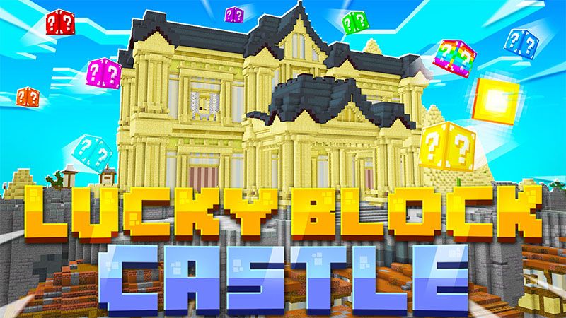 Lucky Block Castle on the Minecraft Marketplace by Lua Studios