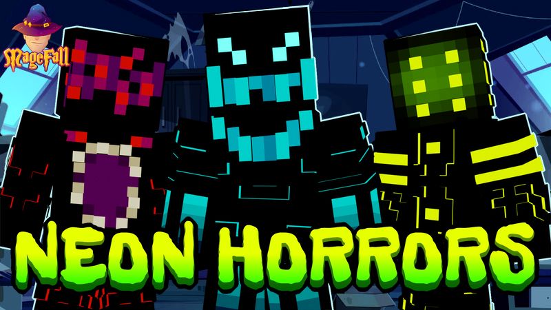 Neon Horrors on the Minecraft Marketplace by Magefall