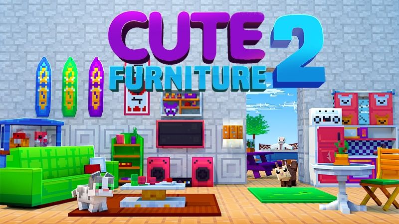 Cute Furniture 2 on the Minecraft Marketplace by Kubo Studios Cute Furniture 2 on the Minecraft Marketplace by Kubo Studios