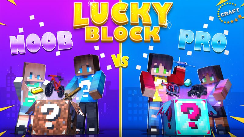 Noob vs Pro Lucky Block