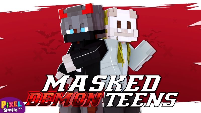 Masked Demon Teens on the Minecraft Marketplace by Pixel Smile Studios