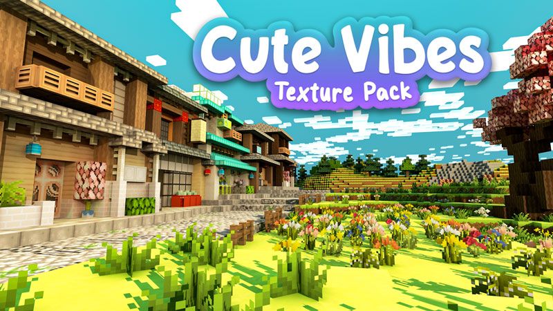 Cute Vibes Texture Pack on the Minecraft Marketplace by Blockception