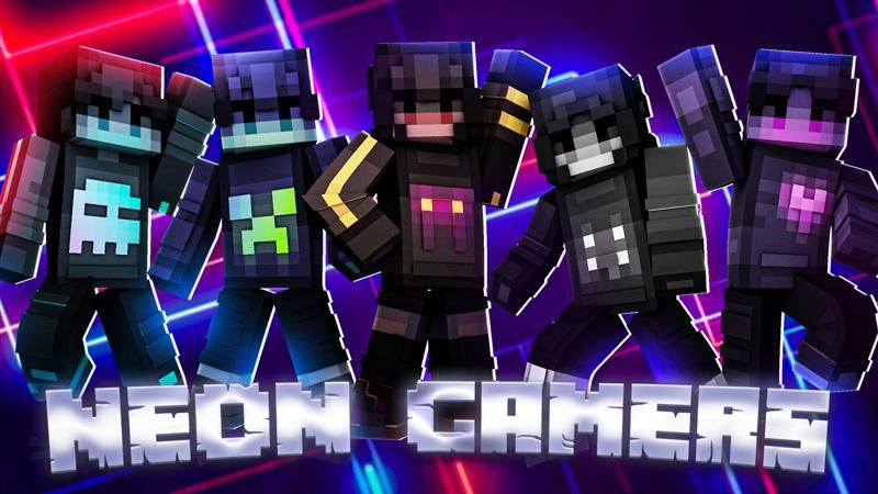 Neon Gamers on the Minecraft Marketplace by CubeCraft Games Neon Gamers on the Minecraft Marketplace by CubeCraft Games