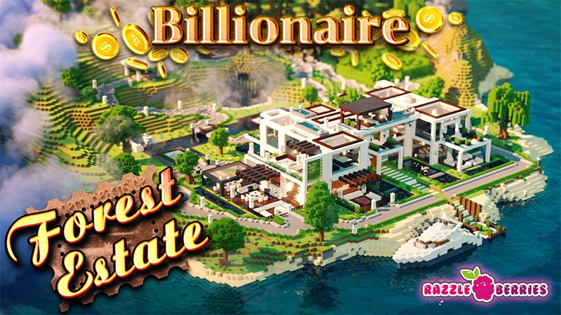 Billionaire Forest Estate on the Minecraft Marketplace by Razzleberries Billionaire Forest Estate on the Minecraft Marketplace by Razzleberries