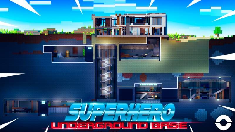 Superhero Underground Base on the Minecraft Marketplace by Odyssey Builds