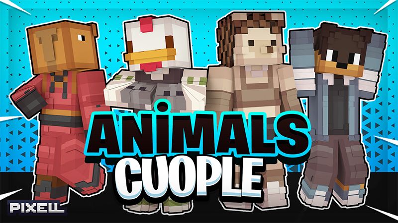Animals Couple on the Minecraft Marketplace by Pixell Studio