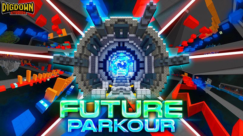 Future Parkour on the Minecraft Marketplace by Dig Down Studios Future Parkour on the Minecraft Marketplace by Dig Down Studios