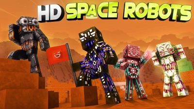 HD Space Robots on the Minecraft Marketplace by Dark Lab Creations