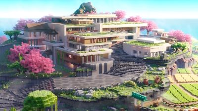 Japanese Mansion on the Minecraft Marketplace by Plank