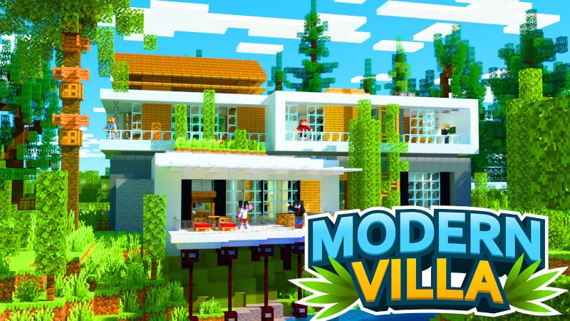 Modern Villa on the Minecraft Marketplace by Kreatik Studios