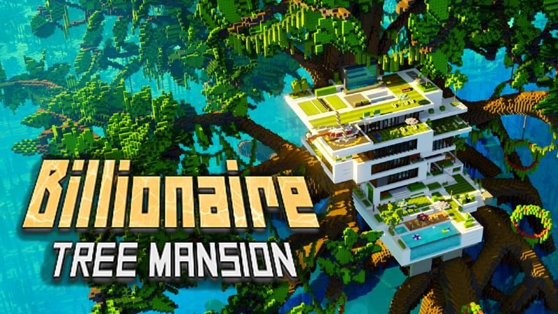 Billionaire Tree Mansion on the Minecraft Marketplace by Eescal Studios
