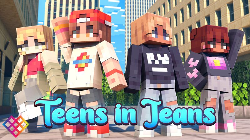 Teens in Jeans on the Minecraft Marketplace by Rainbow Theory Teens in Jeans on the Minecraft Marketplace by Rainbow Theory