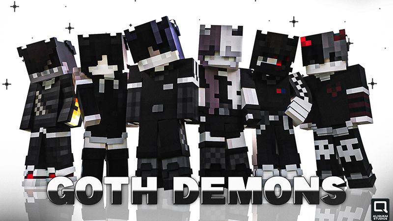 Goth Demons By Aliquam Studios Minecraft Skin Pack Minecraft