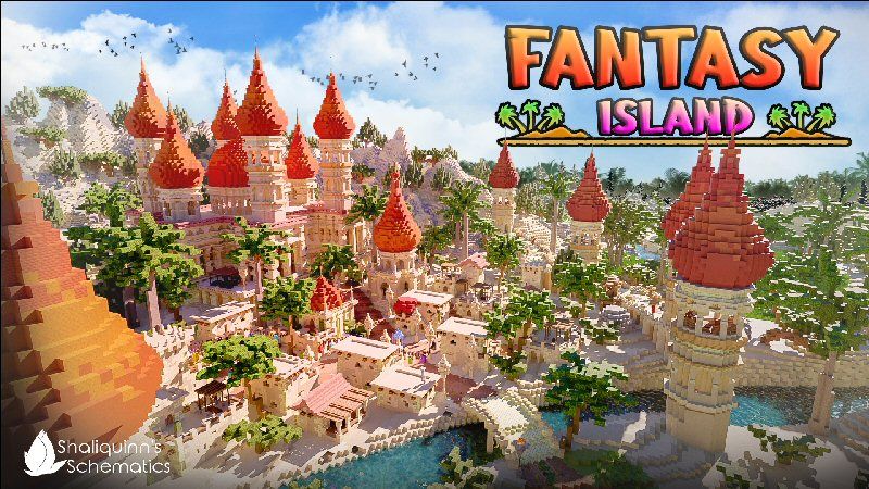 Fantasy Island on the Minecraft Marketplace by Shaliquinn's Schematics