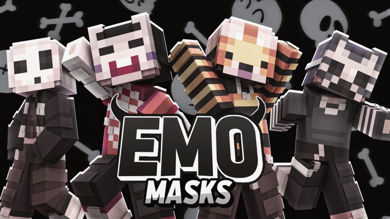 Emo Masks on the Minecraft Marketplace by HeroPixels Emo Masks on the Minecraft Marketplace by HeroPixels
