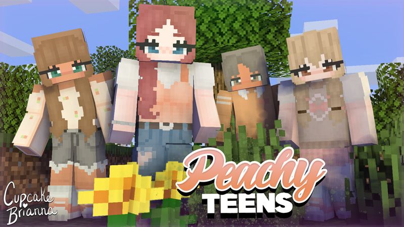 Peachy Teens HD Skin Pack on the Minecraft Marketplace by CupcakeBrianna