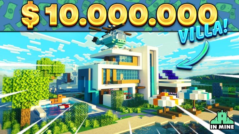 10000000 Villa on the Minecraft Marketplace by In Mine 10000000 Villa on the Minecraft Marketplace by In Mine