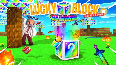 Lucky Block Rainbow on the Minecraft Marketplace by Kubo Studios