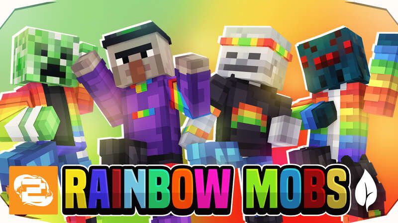 Rainbow Mobs on the Minecraft Marketplace by 2-Tail Productions Rainbow Mobs on the Minecraft Marketplace by 2-Tail Productions