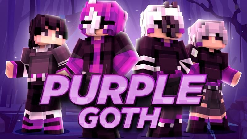 Purple Goth on the Minecraft Marketplace by 4KS Studios Purple Goth on the Minecraft Marketplace by 4KS Studios