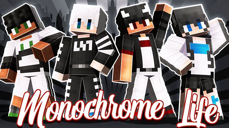 Monochrome Life on the Minecraft Marketplace by Dig Down Studios Monochrome Life on the Minecraft Marketplace by Dig Down Studios