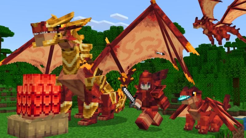 DRAGONS Add-On 1.2 on the Minecraft Marketplace by Shapescape