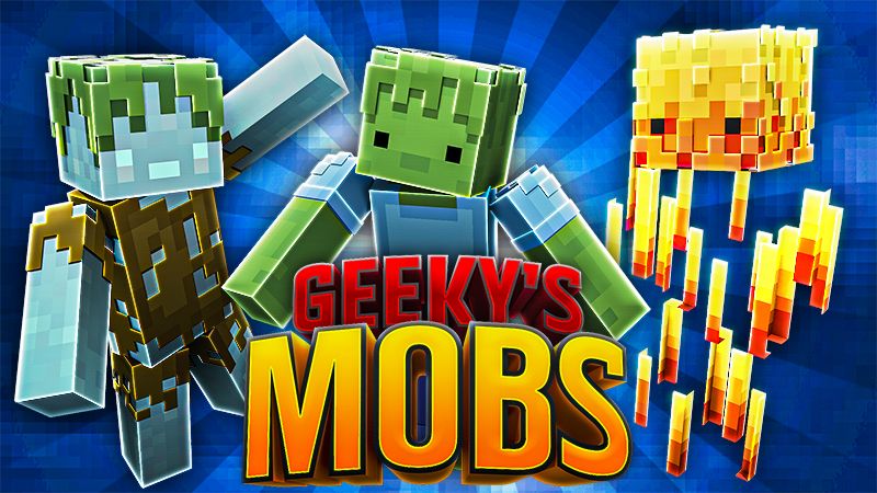 Geekys Mobs on the Minecraft Marketplace by Geeky Pixels Geekys Mobs on the Minecraft Marketplace by Geeky Pixels