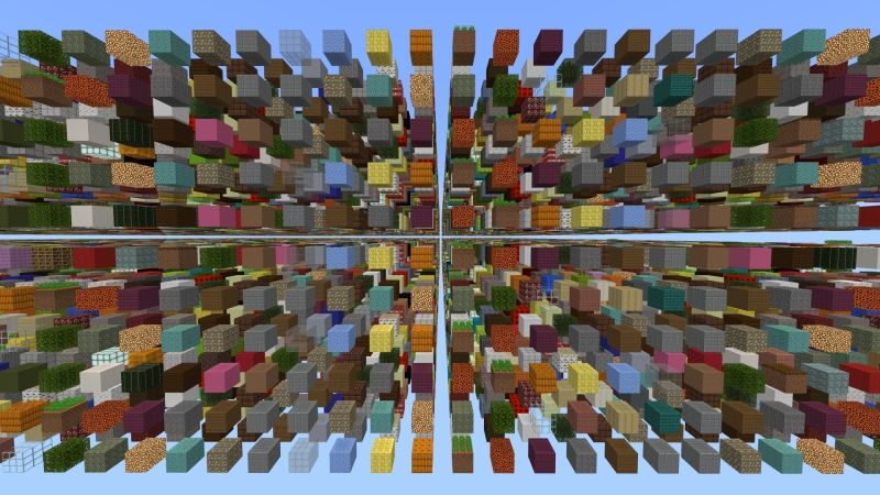 Lucky Blocks Sky Grid by Fall Studios