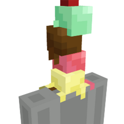 Ice Cream Head on the Minecraft Marketplace by Oaken
