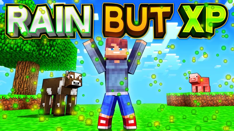 Rain But XP on the Minecraft Marketplace by GoE-Craft Rain But XP on the Minecraft Marketplace by GoE-Craft