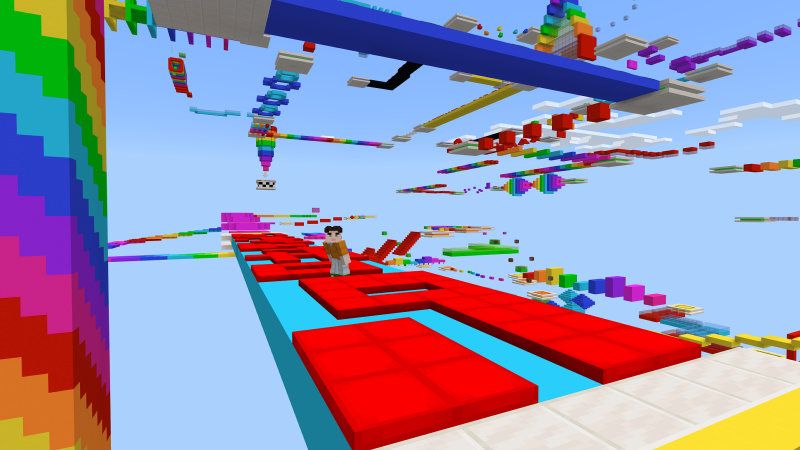 Rainbow Obstacle Parkour 2 by BLOCKLAB Studios