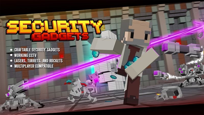 Security Gadgets on the Minecraft Marketplace by Kubo Studios Security Gadgets on the Minecraft Marketplace by Kubo Studios