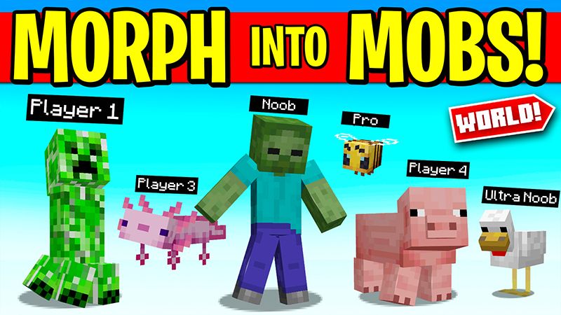 MORPH INTO MOBS on the Minecraft Marketplace by Pickaxe Studios