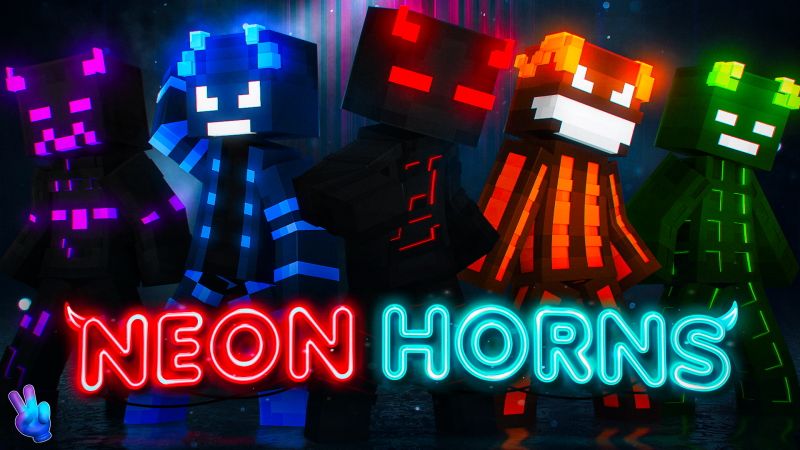 Neon Horns on the Minecraft Marketplace by Gamefam