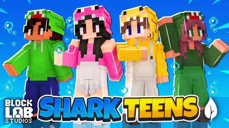 Shark Teens on the Minecraft Marketplace by BLOCKLAB Studios Shark Teens on the Minecraft Marketplace by BLOCKLAB Studios