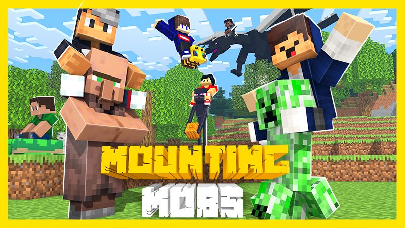 Mounting Mobs on the Minecraft Marketplace by Ninja Block