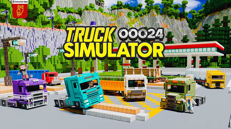 Truck Simulator 24 on the Minecraft Marketplace by DeliSoft Studios