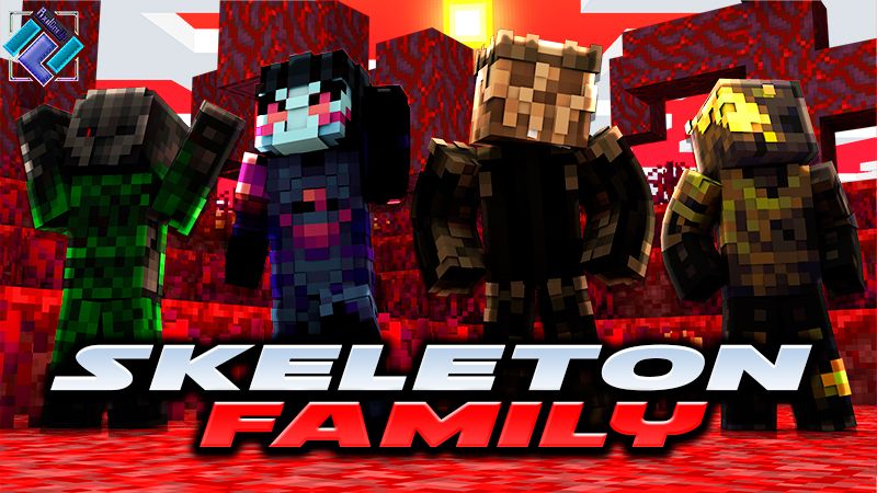Skeleton Family on the Minecraft Marketplace by PixelOneUp
