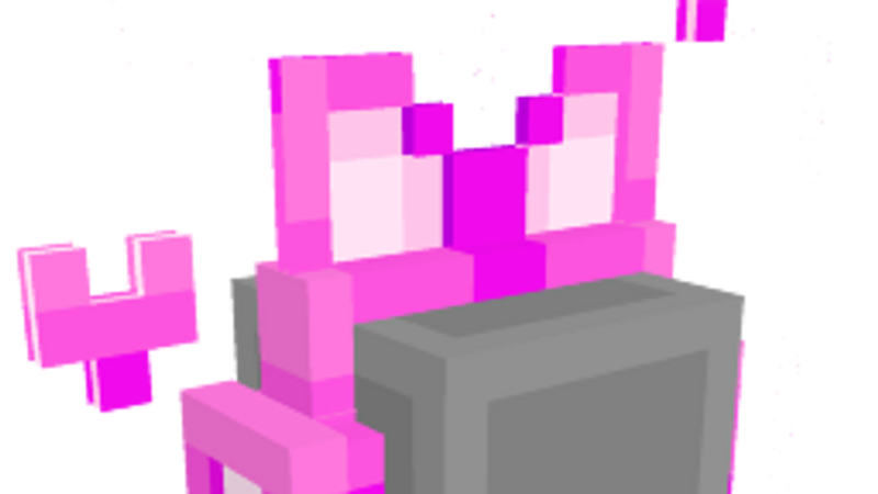 Pink Headset on the Minecraft Marketplace by Minty