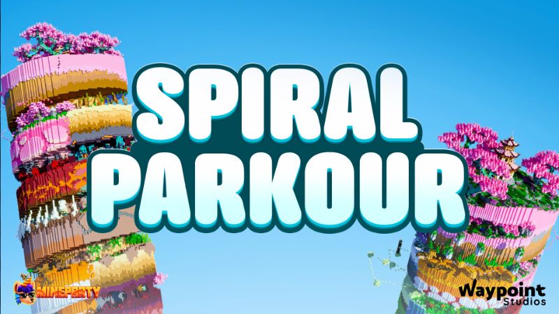 Spiral Parkour on the Minecraft Marketplace by Waypoint Studios