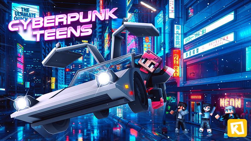 Cyberpunk Teens on the Minecraft Marketplace by Kuboc Studios Cyberpunk Teens on the Minecraft Marketplace by Kuboc Studios