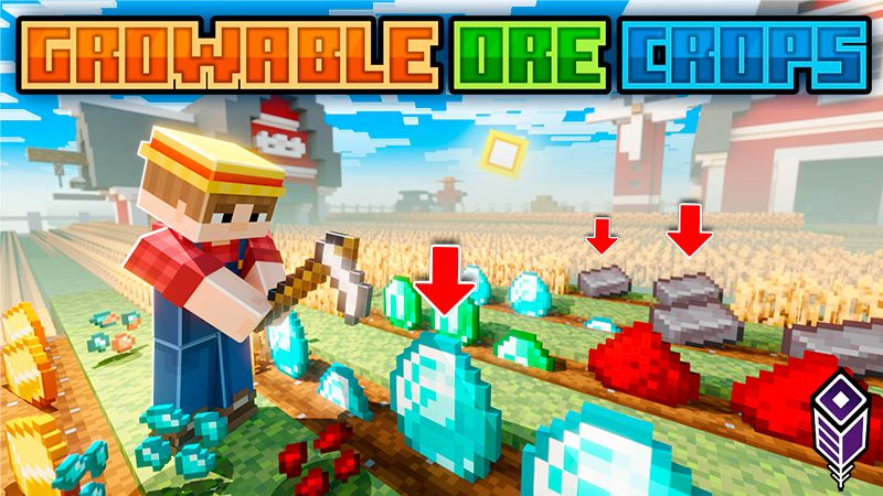 GROWABLE ORE CROPS on the Minecraft Marketplace by Team VoidFeather